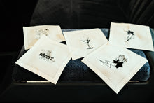 Load image into Gallery viewer, cupid&amp;stars coasters - set of five
